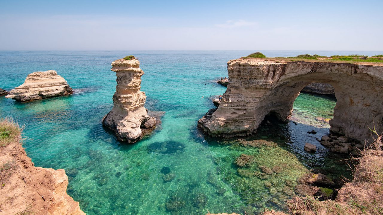 Sea stacks of Sant'Andrea
