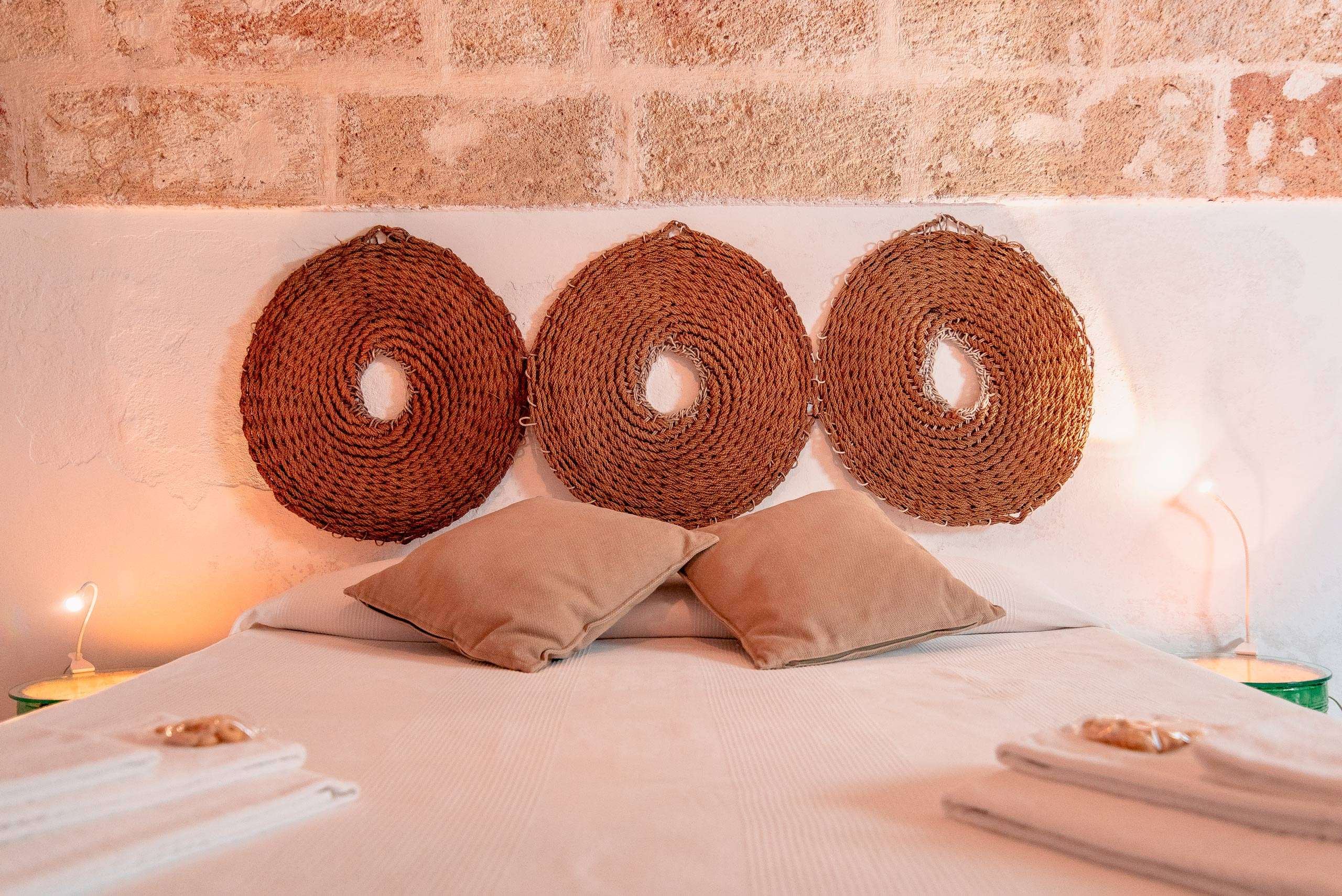 A bedroom at Masseria Spina Resort in Puglia