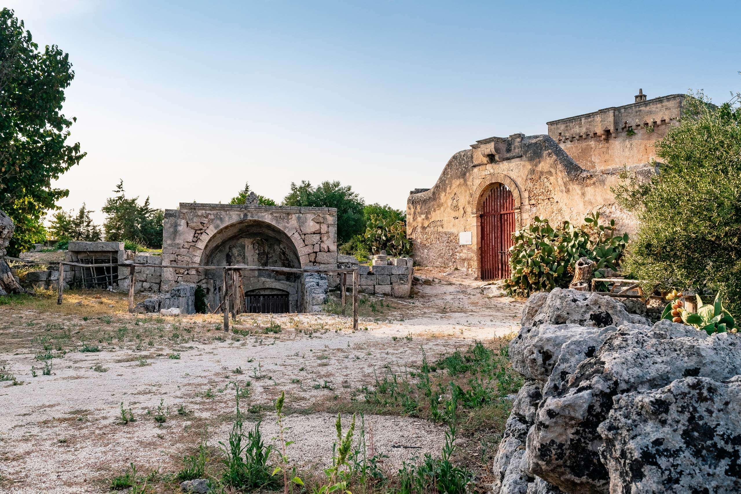 A panoramic view of the Rural Park of Masseria Spina Resort in Puglia