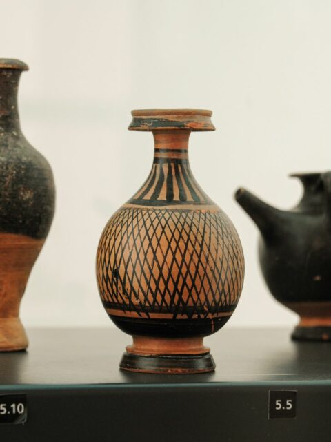 greek vases at marta national archeological museum of taranto