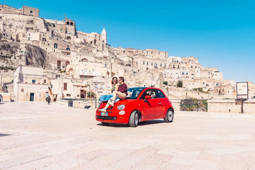 enjoying the sun in matera during an authentic puglia road trip